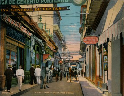 OReilly Caddesi, Havana, Küba, c1920. by Unbekannt