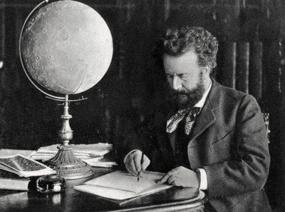 Camille Flammarion, Fransız astronom ve yazar, 1890 by Unbekannt
