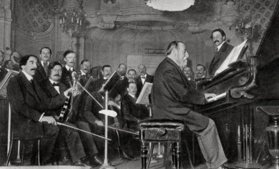 Camille Saint-Saens, Fransız besteci, müzisyen ve orkestra şefi, 1910 by Unbekannt