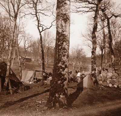 Kamp, Genicourt, kuzey Fransa, c1914-c1918 by Unbekannt