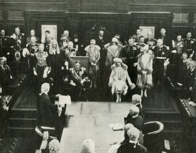 Kanberra, Avustralya Majesteleri Birinci Federal Parlamentoyu Açarken, 9 Mayıs 1927, 1937. by Unbekannt