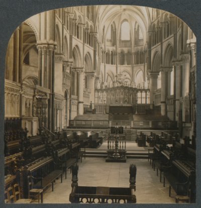Canterbury Katedrali - İç Görünüm, Canterbury, İngiltere, c1910. by Unbekannt