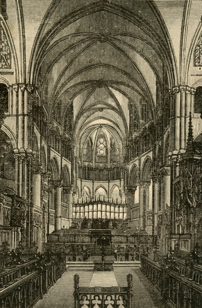 Canterbury Katedrali - Koro, 1898. by Unbekannt