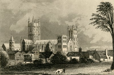 Canterbury Katedrali, Kent, c1845. by Unbekannt