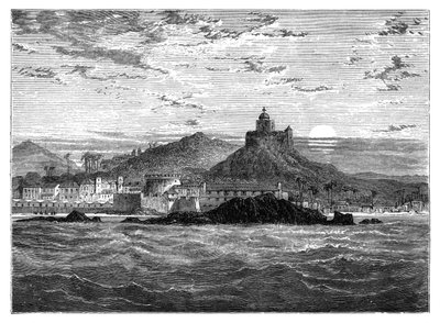 Cape Coast Kalesi, Gold Coast, Batı Afrika, c1890 by Unbekannt