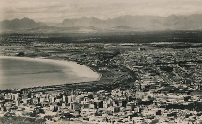Cape Town - Stellenbosch ve Hottentots Holland Dağları, Güney Afrika ile Table Bay. by Unbekannt