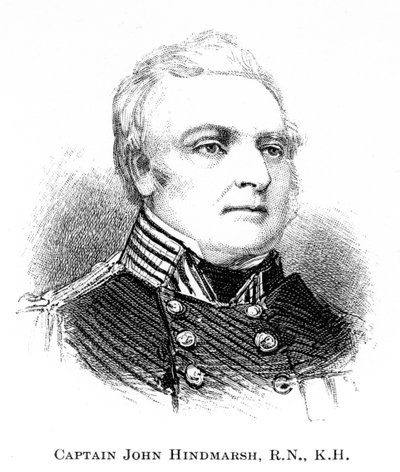 Kaptan John Hindmarsh, RN, KH, 1886 by Unbekannt