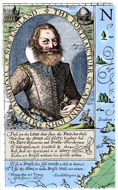 Kaptan John Smith, Virginia kolonisti, 1624, 1893. by Unbekannt