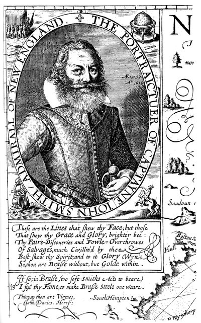 Kaptan John Smith, Virginia kolonisti, 1624, 1893. by Unbekannt
