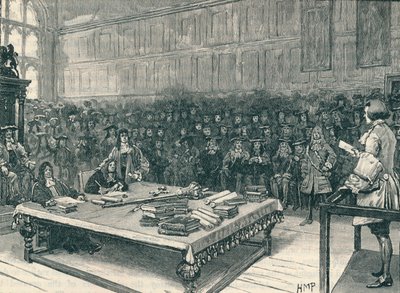 Avam Kamarası Barosu huzurunda Kaptan Kidd, 1700 1905 by Unbekannt