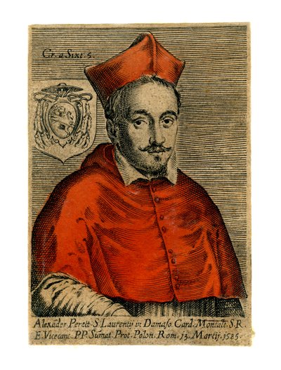 Kardinal Alexander Perett, 1585 by Unbekannt