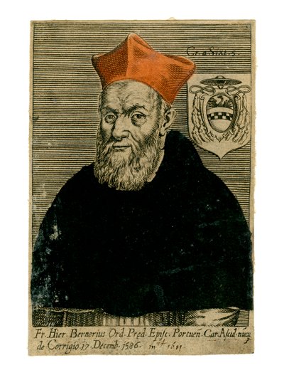 Kardinal Girolamo Bernerio, İtalyan rahip, 16. yüzyıl by Unbekannt