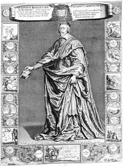 Kardinal Richelieu, c1637, 18. yüzyıl by Unbekannt