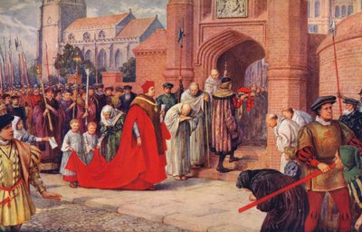 Kardinal Wolsey muhtemelen Hampton Court Sarayı