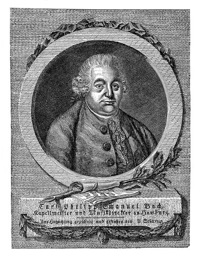 Carl Philipp Emanuel Bach 1714-1788, Alman besteci ve müzisyen by Unbekannt