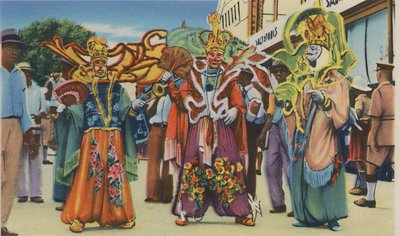 Karnaval, Trinidad, B.W.I., 1940