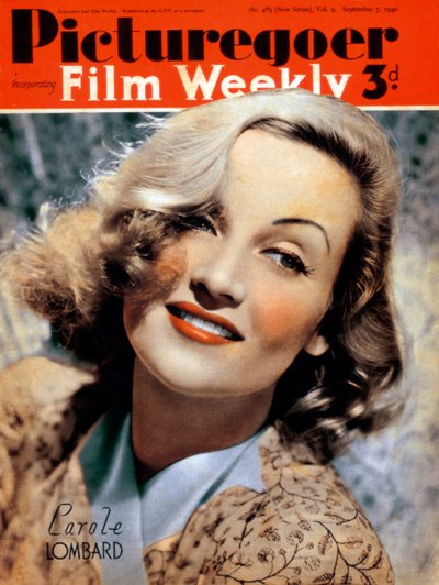 Carole Lombard 1908-1942, Amerikalı oyuncu, 1940 by Unbekannt