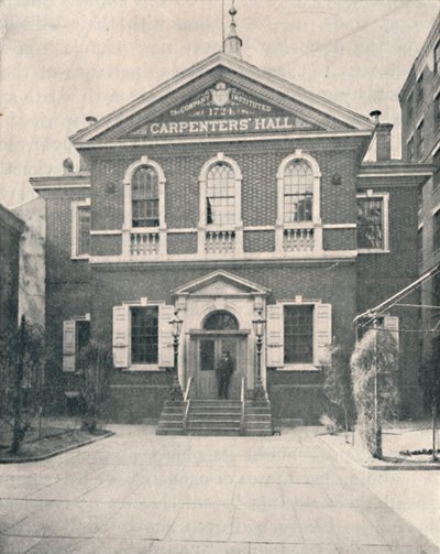 Marangozlar Salonu, Philadelphia, 1904 by Unbekannt