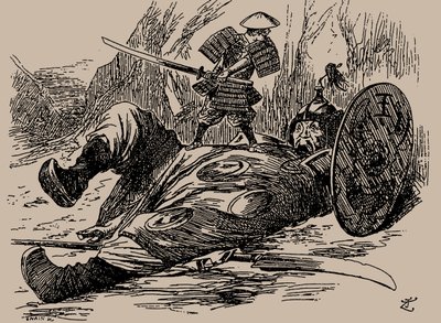 Birinci Çin-Japon Savaşı üzerine karikatür. Yumruk, 29 Eylül 1894, 1894. by Unbekannt