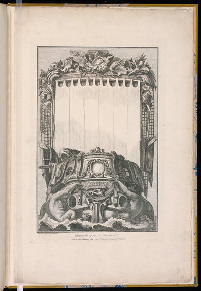 Geminin Üstünde Salyangoz Şeklinde Kartuş by Unbekannt