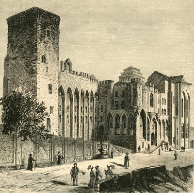 Papalar Kalesi, Avignon, 1890. by Unbekannt