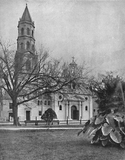 St. Augustine Katedrali, Florida, c1897. by Unbekannt