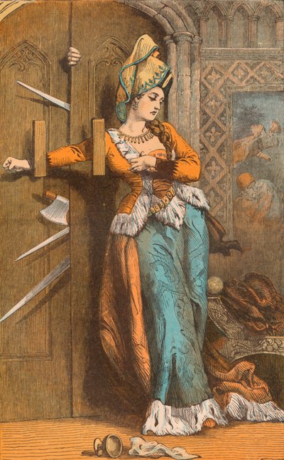 Catherine Douglas Kapıyı Barring, 15. yüzyıl, c1910 by Unbekannt