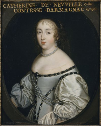 Catherine de Neufville de Villeroy, Armagnac Kontesi 1639-1707, yaklaşık 1665. by Unbekannt