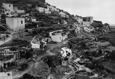 Atalaya, Gran Canaria, Kanarya Adaları, İspanya, 20. yüzyıl mağara evleri by Unbekannt