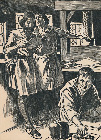 Caxton, Matbaasında, c1907 by Unbekannt