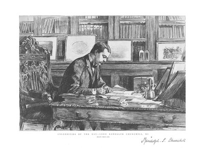 Günün Ünlüleri - Lord Randolph Churchill, M.P., 1885 by Unbekannt