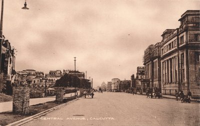 Central Avenue, Kalküta, c1900 by Unbekannt
