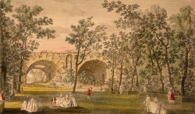 Merkezi Yaya Geçidi, Vauxhall Bahçeleri, Londra, c1751 by Unbekannt