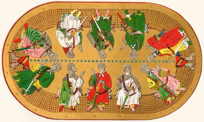 Tavandaki Merkez Tablosu, Adalet Salonu, 1907. by Unbekannt