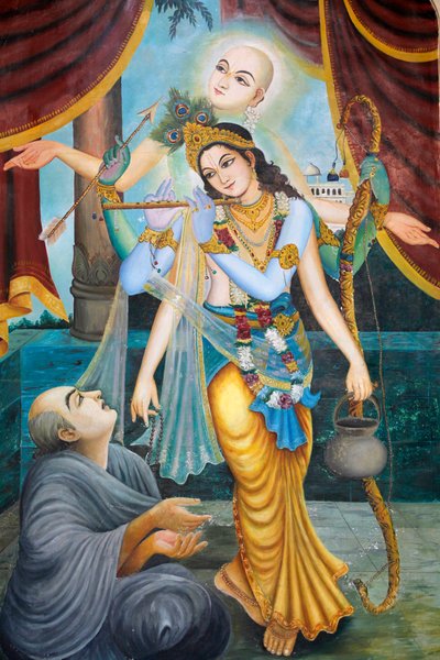 Chaitanya Mahaprabhu, bir 15. yüzyıl Vaishnava azizi ve sosyal reformcu- Vaishnava, Vishnu veya Krishna