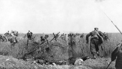 Fransız Zouaves alayı tarafından Touvent platosunda, Artois, Fransa, 7 Haziran 1915 by Unbekannt