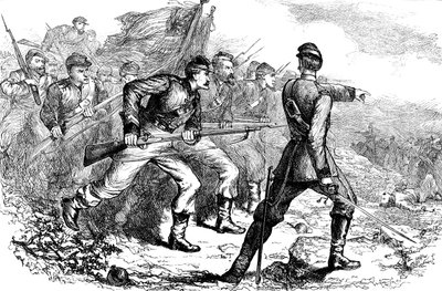 Korint'te Federallerin Sorumluluğu, Amerikan İç Savaşı, c1880 by Unbekannt
