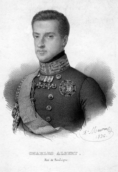 Sardunya Charles Albert, Sardunya Kralı, 1836 by Unbekannt