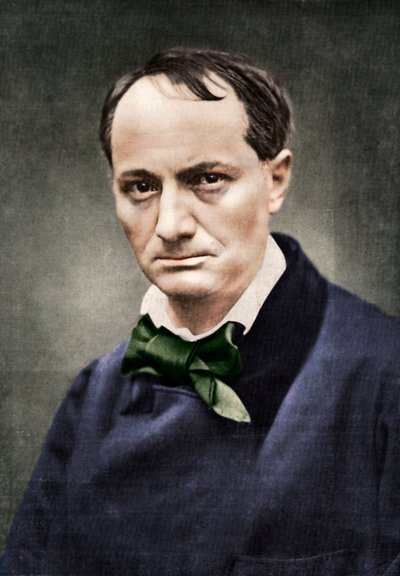Charles Baudelaire, etkili Fransız şair, eleştirmen ve çevirmen, 19. yüzyılın ortalarında. by Unbekannt