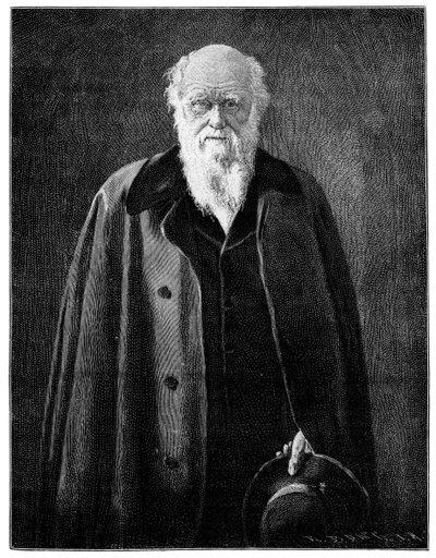Charles Darwin, ünlü doğa bilimci ve düşünür, 1900 by Unbekannt