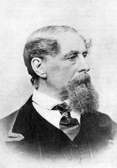 Charles Dickens, İngiliz yazar, c1850-1870 by Unbekannt