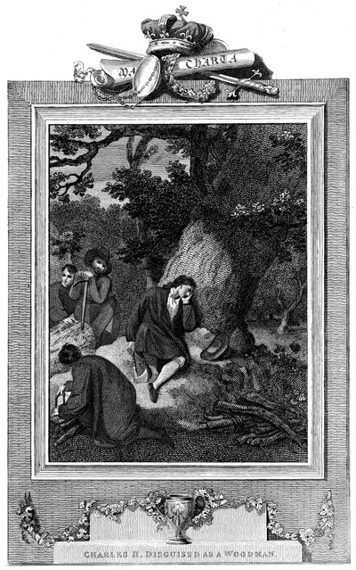 Charles II, Büyük Britanya ve İrlanda Kralı 1660-1685, c1824 by Unbekannt