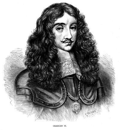 Charles II, Büyük Britanya ve İrlanda Kralı 1660-1685, c1880 by Unbekannt
