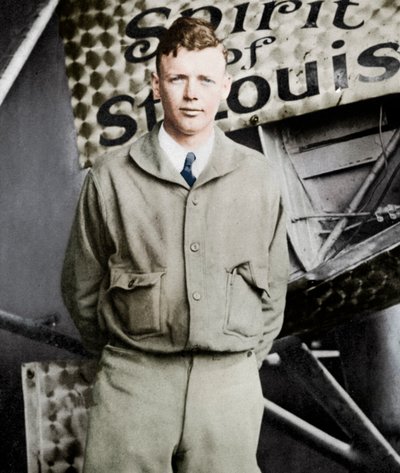 Charles Lindbergh, rekor kıran havacı, 1927 by Unbekannt