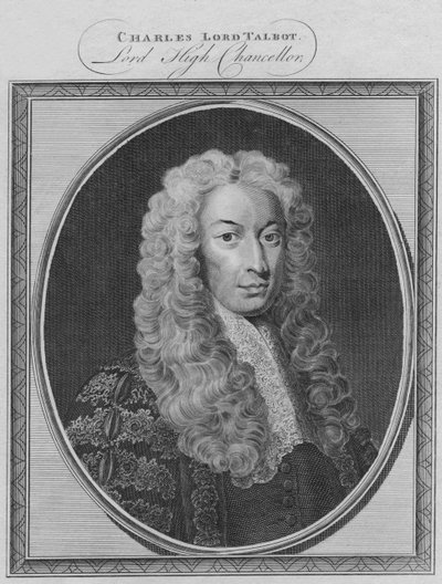 Charles Lord Talbot, Lord Yüksek Şansölye, 1786. by Unbekannt