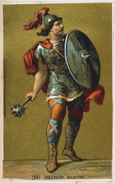 Charles Martel, 7. yüzyıl Frankların Kralı, 19. yüzyıl by Unbekannt