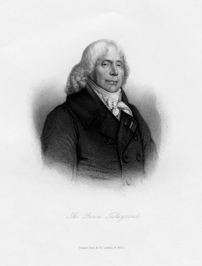 Charles Maurice de Talleyrand-Perigord, Fransız diplomat, 19. yüzyıl by Unbekannt