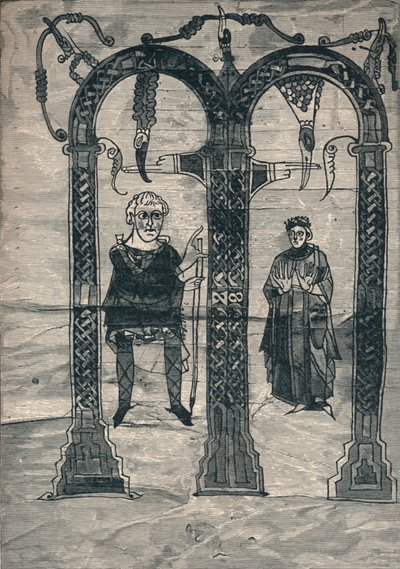 Büyük Charles ve Karısı, En Erken Portreden Sonra, c775, 1907 by Unbekannt