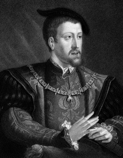 Charles V, İspanya Kralı ve Kutsal Roma İmparatoru 1519, 1835 by Unbekannt