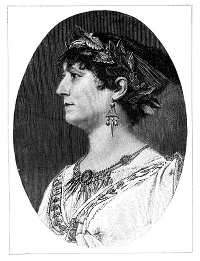 Charlotte Wolter, 19. yüzyıl Avusturyalı aktris, 1900 by Unbekannt